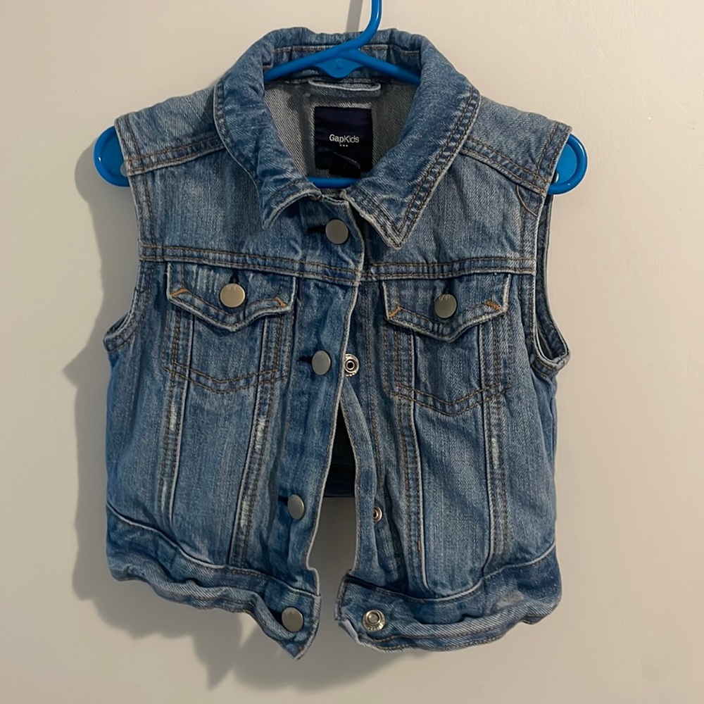 Kids jean vest